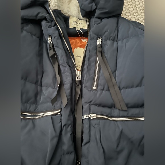 Orolay navy jacket size small Euc - Picture 2 of 15